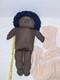 Vintage Large Black Little People doll Cabbage Patch African American 23