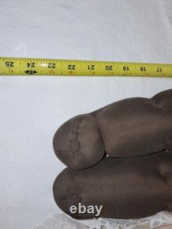 Vintage Large Black Little People doll Cabbage Patch African American 23