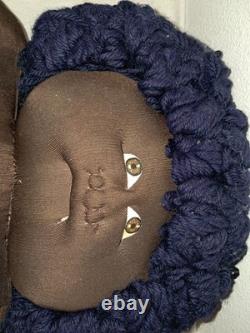 Vintage Large Black Little People doll Cabbage Patch African American 23