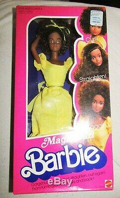 Vintage Magic Curl Barbie 1981 Black African American Nrfb
