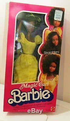 Vintage Magic Curl Barbie 1981 Black African American Nrfb