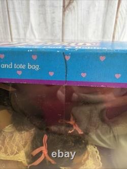 Vintage Mattel Black HEART FAMILY MOM DAD & BABIES DELUXE SET African American