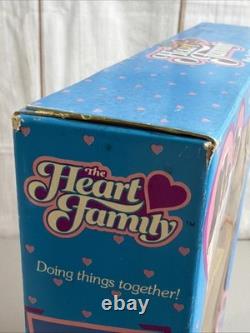 Vintage Mattel Black HEART FAMILY MOM DAD & BABIES DELUXE SET African American