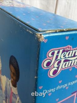 Vintage Mattel Black HEART FAMILY MOM DAD & BABIES DELUXE SET African American