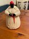 Vintage McCoy Clay Pottery Cookie Jar, African American Art 1940s