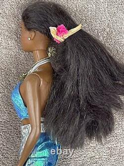 Vintage Mermaid Barbie African American Barbie Doll 90s Rare