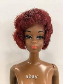 Vintage Mod Era Talking Barbie African American CHRISTIE Doll Mute