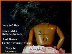 Vintage Musical ©1966 Barbie African American (Black) Doll 1990's VERY RARE