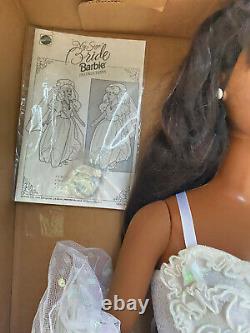 Vintage My Size 3' tall Wedding Barbie Bride African American black doll withBox