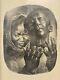 Vintage Old Original Black African American Modern Lithograph, Charles White