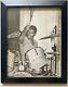 Vintage Original Photo African American Drummer Black Musician Drums Music NYC