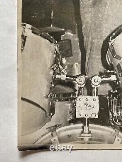 Vintage Original Photo African American Drummer Black Musician Drums Music NYC
