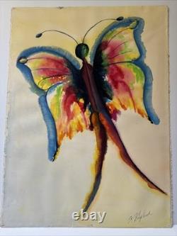 Vintage Painting African American Black Artist Famous Modernist Abstract Art