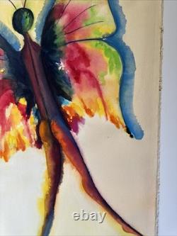 Vintage Painting African American Black Artist Famous Modernist Abstract Art