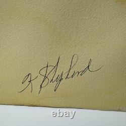 Vintage Painting African American Black Artist Famous Modernist Abstract Art