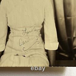 Vintage Photo Booth Photograph Beautiful Black African American Smiling Woman