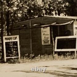 Vintage RPPC Postcard African American History Black Eden Road View Idlewild MI