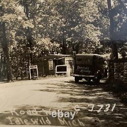 Vintage RPPC Postcard African American History Black Eden Road View Idlewild MI