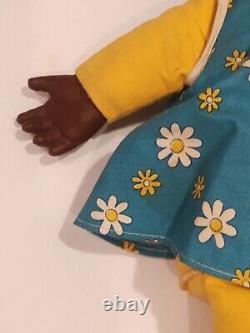 Vintage Rar 1970 Talking Shindana Tamu African American Baby With Pull Cord 16