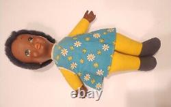 Vintage Rar 1970 Talking Shindana Tamu African American Baby With Pull Cord 16