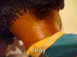 Vintage Rar 1970 Talking Shindana Tamu African American Baby With Pull Cord 16