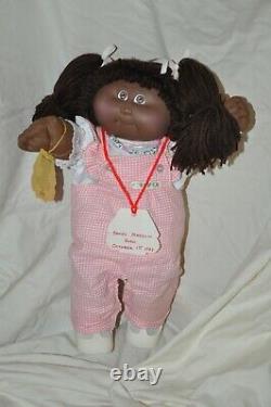 Vintage Rare African American Black Cabbage Patch Kids Doll 1983 Birth Certif