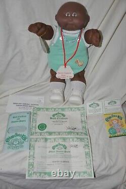 Vintage Rare African American Black Cabbage Patch Kids Doll 1983 Birth Certif