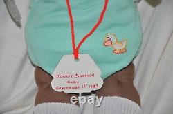 Vintage Rare African American Black Cabbage Patch Kids Doll 1983 Birth Certif