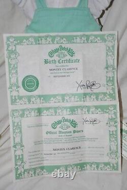 Vintage Rare African American Black Cabbage Patch Kids Doll 1983 Birth Certif