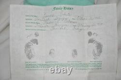 Vintage Rare African American Black Cabbage Patch Kids Doll 1983 Birth Certif