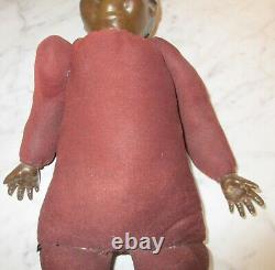 Vintage Rare Betty Formaz Crying Black Baby Doll Leo Moss Manner