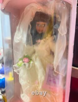 Vintage Rare Collectible Bisque Porcelain African American Bride Black Doll