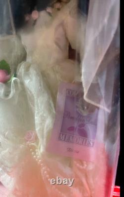 Vintage Rare Collectible Bisque Porcelain African American Bride Black Doll