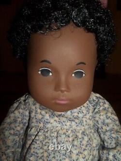 Vintage Sasha Baby Doll African American Little Flower Dress GORGEOUS England