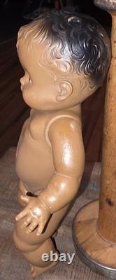 Vintage Sunbabe So Wee Black African American Doll Ruth E Newton 1950s 10in