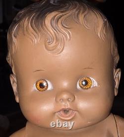 Vintage Sunbabe So Wee Black African American Doll Ruth E Newton 1950s 10in