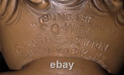 Vintage Sunbabe So Wee Black African American Doll Ruth E Newton 1950s 10in