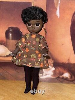 Vintage Susie Sad Eyes Doll 1960's Soul Sister African American AA 8 Doll