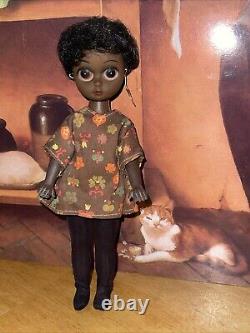 Vintage Susie Sad Eyes Doll 1960's Soul Sister African American AA 8 Doll