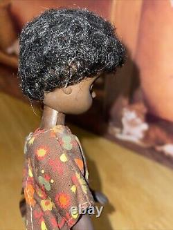 Vintage Susie Sad Eyes Doll 1960's Soul Sister African American AA 8 Doll