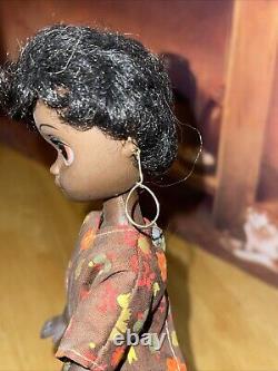 Vintage Susie Sad Eyes Doll 1960's Soul Sister African American AA 8 Doll