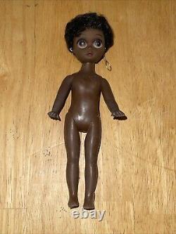 Vintage Susie Sad Eyes Doll 1960's Soul Sister African American AA 8 Doll