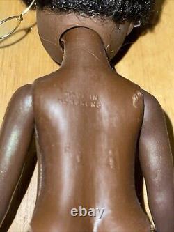 Vintage Susie Sad Eyes Doll 1960's Soul Sister African American AA 8 Doll