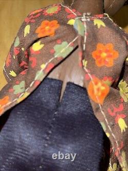 Vintage Susie Sad Eyes Doll 1960's Soul Sister African American AA 8 Doll