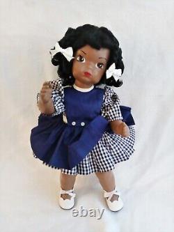 Vintage Terri Lee Bonnie Lou Pat Pending Doll In Tl Dress, Cape, Slip & Panties