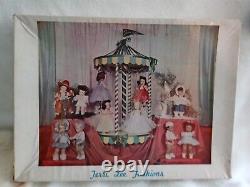 Vintage Terri Lee Bonnie Lou Pat Pending Doll In Tl Dress, Cape, Slip & Panties