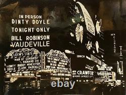 Vintage Times Square African American Bill Robinson Vaudeville 1939 Casino Photo