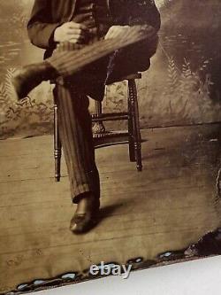 Vintage Tintype Photo Dapper Charming African American Black Man
