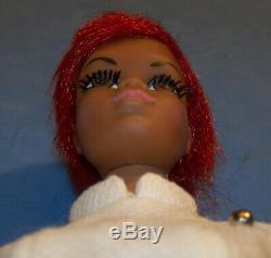 Vintage Twist'n Turn Red Hair Black Nurse Julia Doll #1127 TNT & BL 1969 Barbie