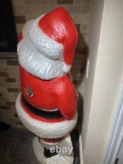 Vintage Union Products African American Black Santa Blow Mold 45 Lawn Light